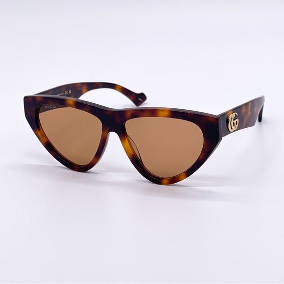 NEW GUCCI WOMEN HAVANA SUNGLASSES - Picture 3 of 8